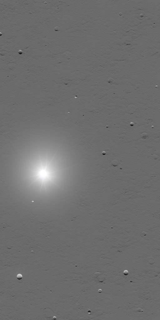 a 3d rendering
 of (Nov. 21, 2022) A portion of the far side of the Moon looms large just beyond the Orion spacecraft in this image taken on the sixth day of the Artemis I mission by a camera on the tip of one of Orion’s solar arrays. The spacecraft entered the lunar sphere of influence Sunday, Nov. 20, making the Moon, instead of Earth, the main gravitational force acting on the spacecraft. On Monday, Nov. 21, it came within 80 miles of the lunar surface, the closest approach of the uncrewed Artemis I mission, before moving into a distant retrograde orbit around the Moon. The darkest spot visible near the middle of the image is Mare Orientale.