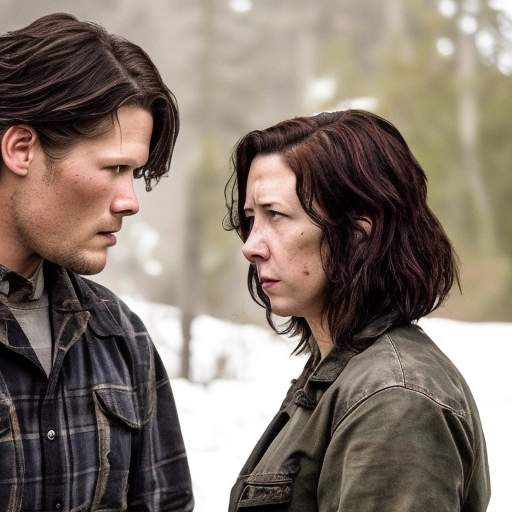 Sam Winchester and Maggie Rhee