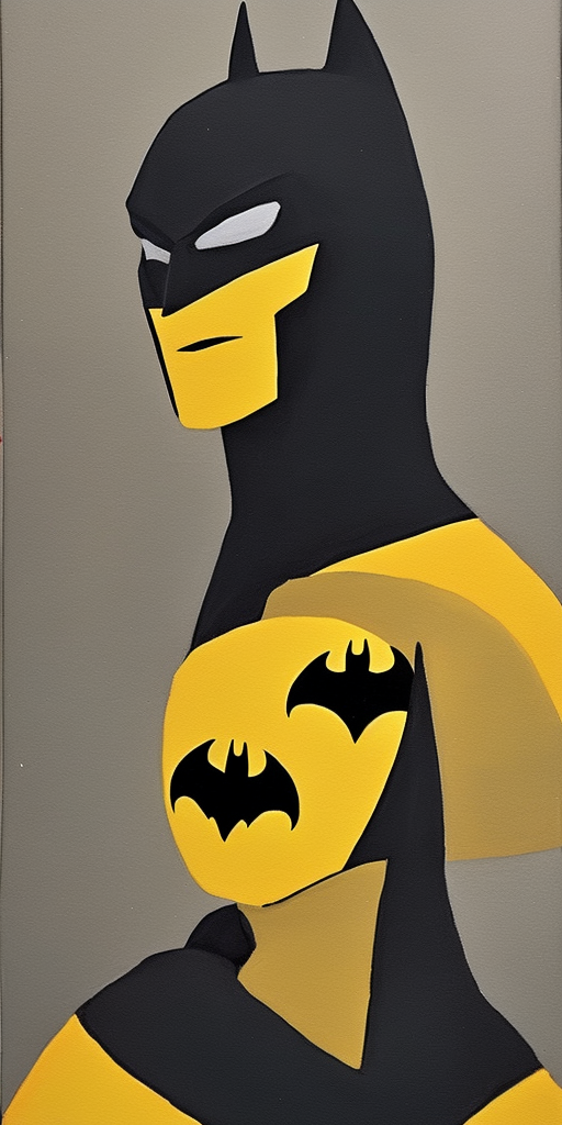 a painting of Queere Batman
