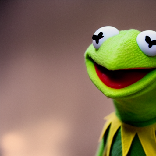 Realistic Movie Still of kermit the frog in the movie the godfather HQ 8K ultra realistic photoshoot