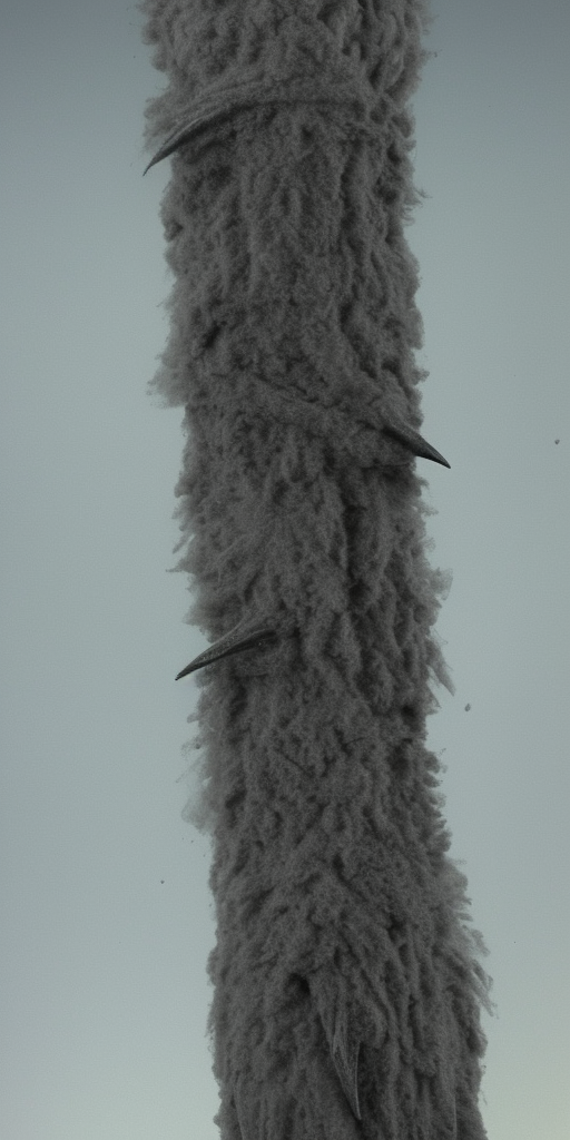 a H.R. Giger of HH 666: Carina Dust Pillar with Jet 