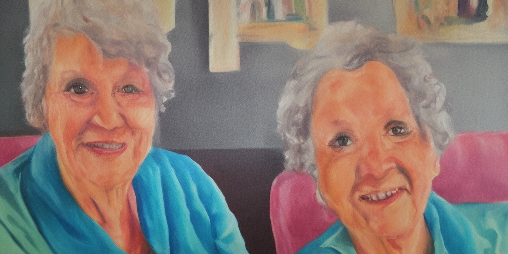a painting of Dear mother-in-law, I was very happy about the birthday gift that I found in our mailbox after our Easter excursion and would like to take this opportunity to thank you very much.
