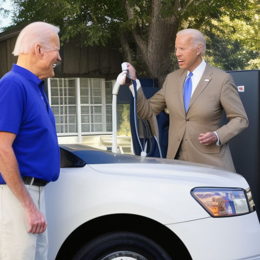 Joe Biden and Gas Pump fueling