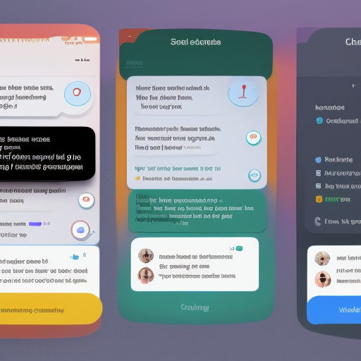 chat messaging system ui design