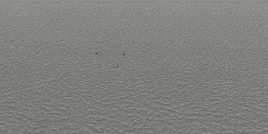 3d rendering Spiekeroog #Grayscale #Island #Sea #Sandbank 