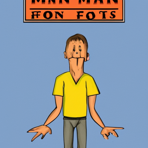 man with four feet and no hands