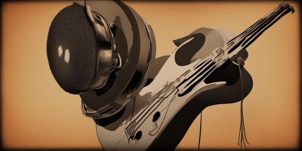 a artstation of a Rocket-Guitar-Microphone-Transformer
