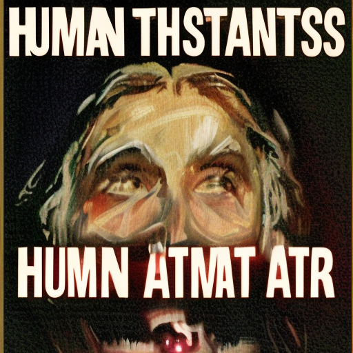 A image with the text: "Human artists only"