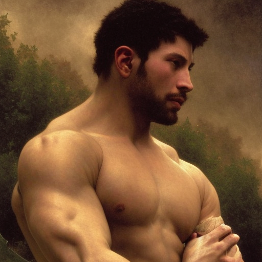 hyperrealist highly detailed english medieval portrait of muscular Chris Redfield from Resident Evil 5. Art by William Adolphe Bouguereau,, Art by William Adolphe Bouguereau, Attractive male, by Annie Swynnerton and Tino Rodriguez and Maxfield Parrish, dramatic cinematic lighting, extremely detailed, pascal blanche dramatic studio lighting 8k wide angle shallow depth of field, Art by William Adolphe Bouguereau, extreme detailed and hyperrealistic. During golden hour. Extremely detailed. Beautiful. 4K. Award winning.