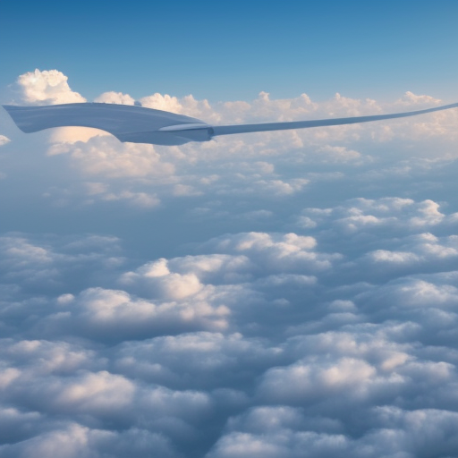 An Airplain make cloud in sky