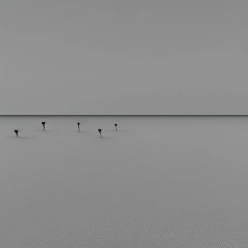 3d rendering Spiekeroog #Grayscale #Island #Sea #Sandbank 