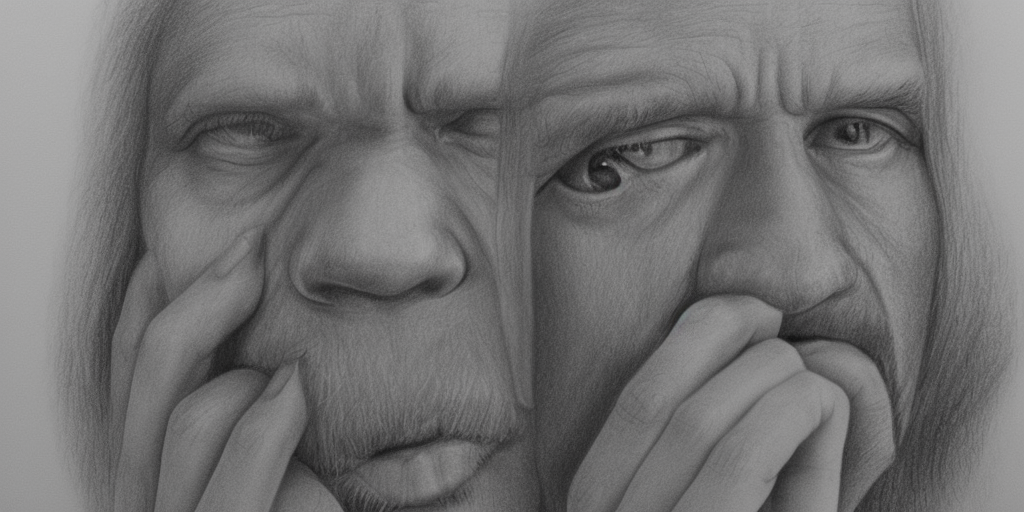 a drawing of being john malkovich
