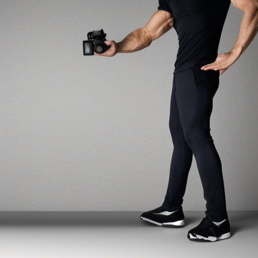 photorealistc man legs bodybuilder