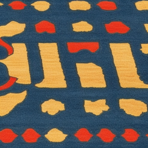 logo for a carpet cleaning company named DOBY made from carpets and rugs