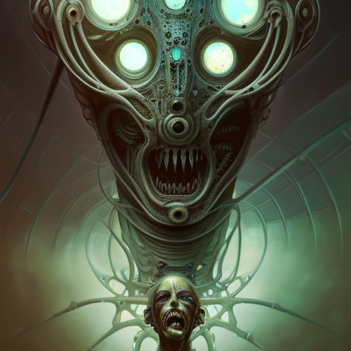 a portrait of a beautiful biomechanical Morty, horror concept art by giger and beksinski and szukalski and wlop and pete mohrbacher, digital art, highly detailed, intricate, sci-fi, sharp focus, Trending on Artstation HQ, deviantart, unreal engine 5, 4K UHD image