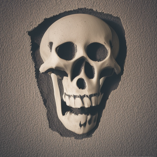 skeleton wall