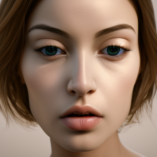 Cute Girl, smooth soft skin, Goddess of the light style, centered, symmetry, volumetric lighting, high contrast, symmetrical, soft lighting, detailed face, concept art, digital painting, looking into camera , beautiful lips,  HQ, 4k, realista, octane render