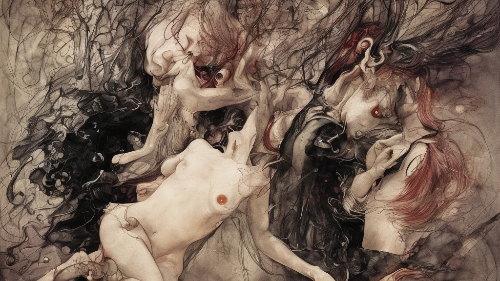 human reason can excuse any evil ; that is why it ’ s so important that we don ’ t rely on it. in the style of adrian ghenie, esao andrews, jenny saville, ( ( ( edward hopper ) ) ), surrealism, dark art by james jean, takato yamamoto