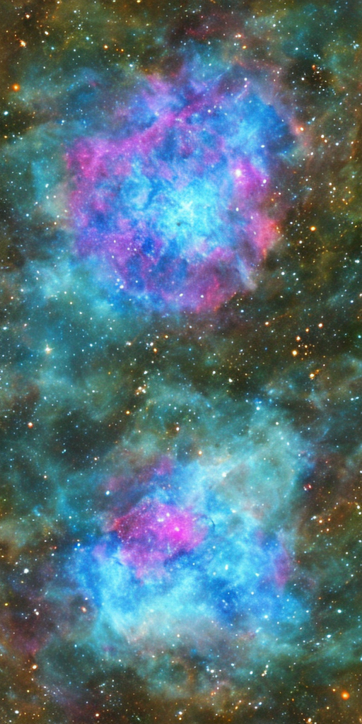 a artstation of The Gum Nebula Supernova Remnant 
