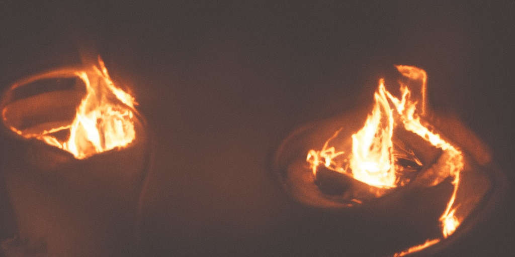 a photo of Burning from the inside
