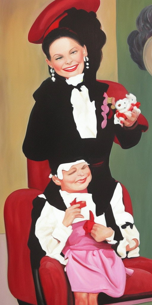 a painting of A few key facts about: the nanny