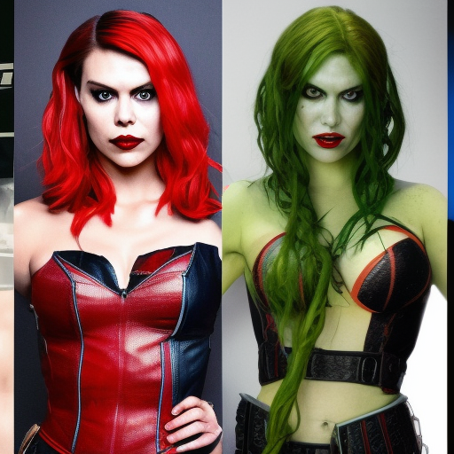 Lauren Cohan as Harley Quinn, Ali Larter as Poison Ivy, Ashley Johnson As Catwoman