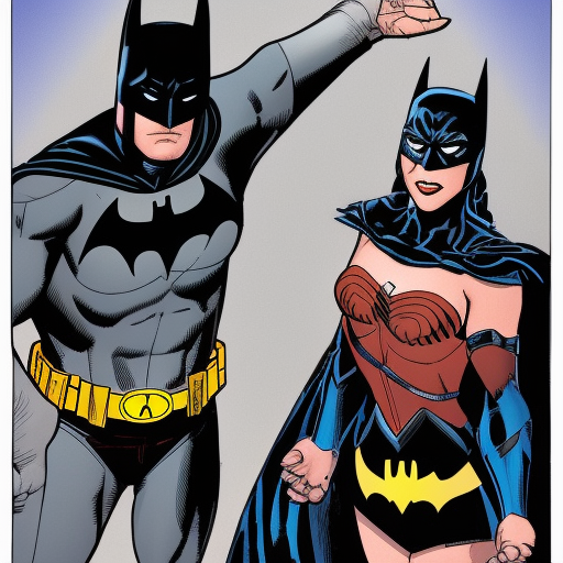 Batman and wonderwoman