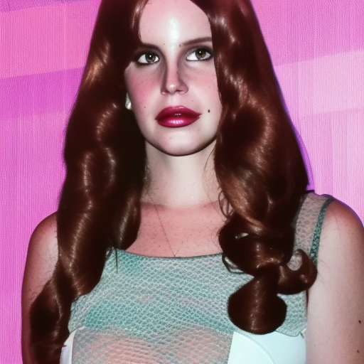 Lana Del Rey dressed as Dean Winchester