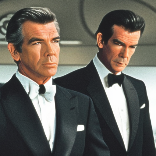 James Bond as Pierce Brosnan featuring Dr. No