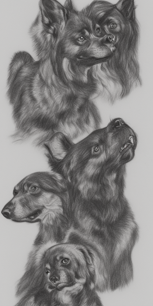 a drawing of Cerberus