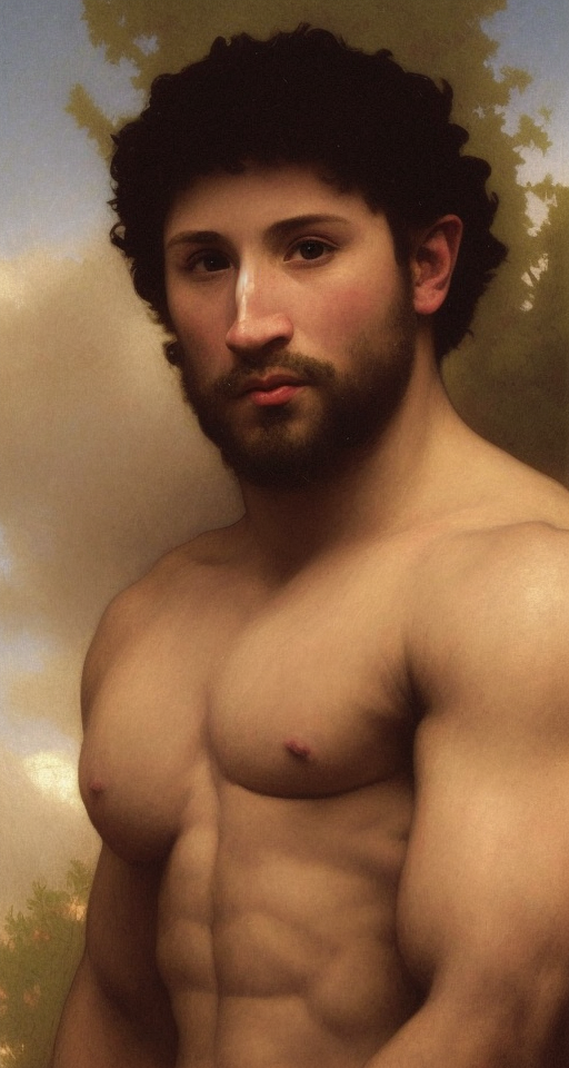 hyperrealist highly detailed english medieval portrait of muscular Chris Redfield. Art by William Adolphe Bouguereau,, Art by William Adolphe Bouguereau,, by Annie Swynnerton and Tino Rodriguez and Maxfield Parrish, dramatic cinematic lighting, extremely detailed, pascal blanche dramatic studio lighting 8k wide angle shallow depth of field, Art by William Adolphe Bouguereau, extreme detailed and hyperrealistic. During golden hour. Extremely detailed. Beautiful. 4K. Award winning. oil painting on canvas