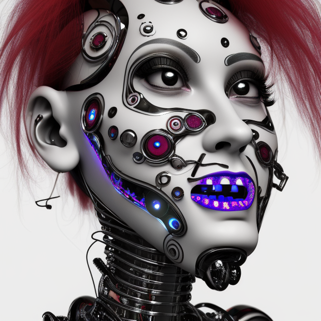 Soundcloud robot rapper full of face tattoos and grills in its teeth, designed by Luigi Colani, smooth curvature design, ultra detailed, highly capsuled, detailed full body concept art, digital art, detailed intricate elegant, octane render, futuristic, led lights, 8k, 100 mm lens