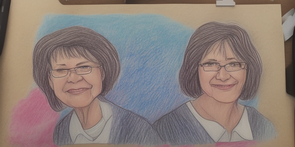 a drawing of Dear mother-in-law, I was very happy about the birthday gift that I found in our mailbox after our Easter excursion and would like to take this opportunity to thank you very much.