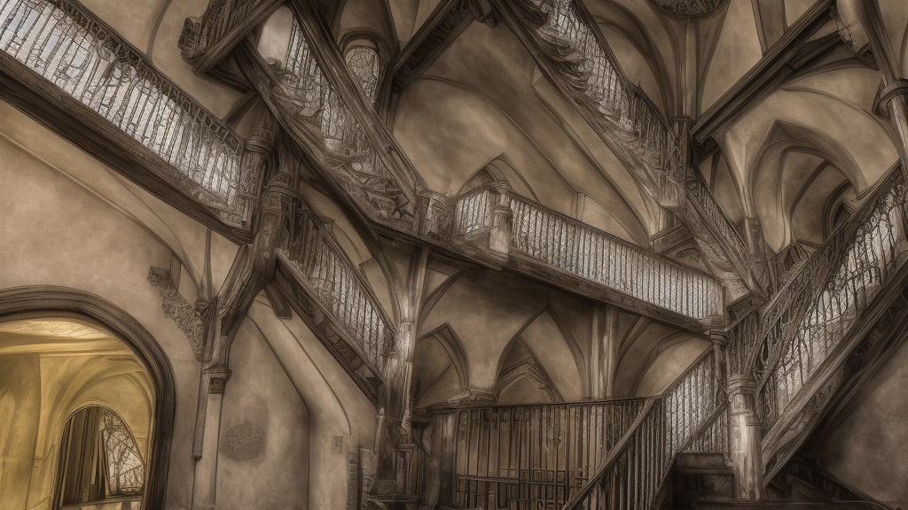 mc escher hogwarts stairs