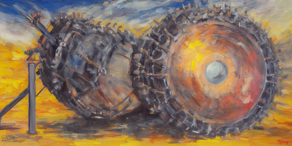 a painting of a Doomsday Machine