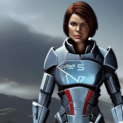 Lauren Cohan in Mass Effect