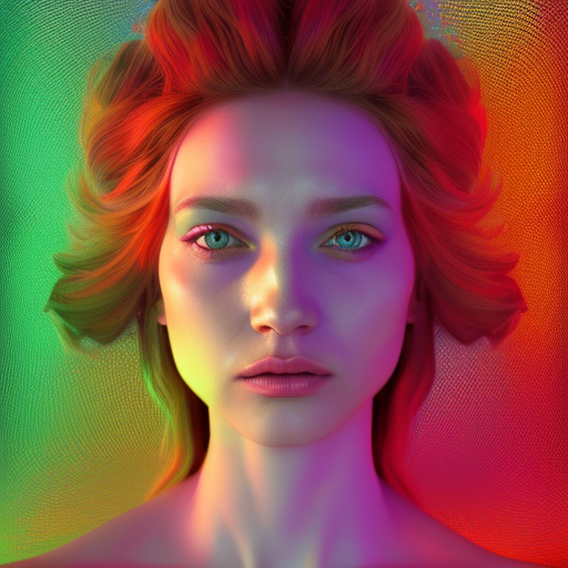 A psychedelic portrait of beautiful woman, vibrant color scheme, highly detailed, in the style of romanticism, cinematic, artstation, Moebius, golden ratio, incredible art, masterpiece ultra realism Unreal 5 render with nanite, global illumination and path tracing, cinematic post-processing

