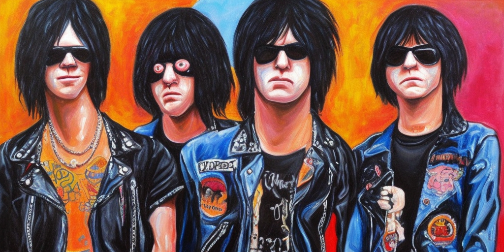 a painting of Not Ramones