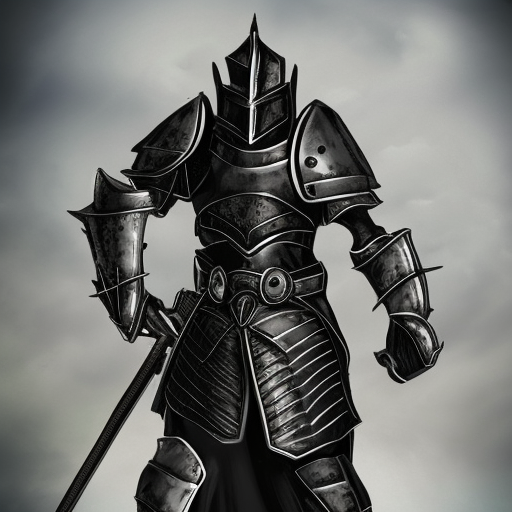 armored black knight
