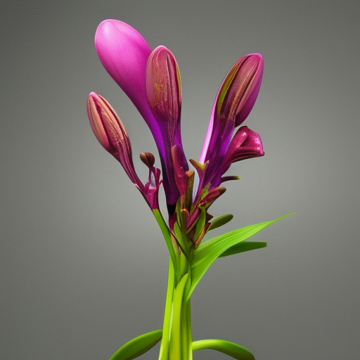 H.R. Giger Rocket Orchid Blossom