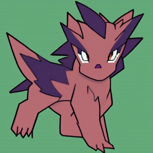 a first-generation style Pokemon based on a wolf pup, with attributes associated with the aquarius zodiac sign, as the first stage of a three-stage evolution. The pokemon's type is Water/flying