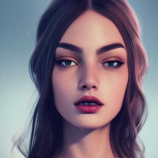 Cute Girl, smooth soft skin, Goddess of the light style, centered, symmetry, volumetric lighting, high contrast, symmetrical, soft lighting, detailed face, concept art, digital painting, looking into camera , beautiful lips,  HQ, 4k, realista, octane render