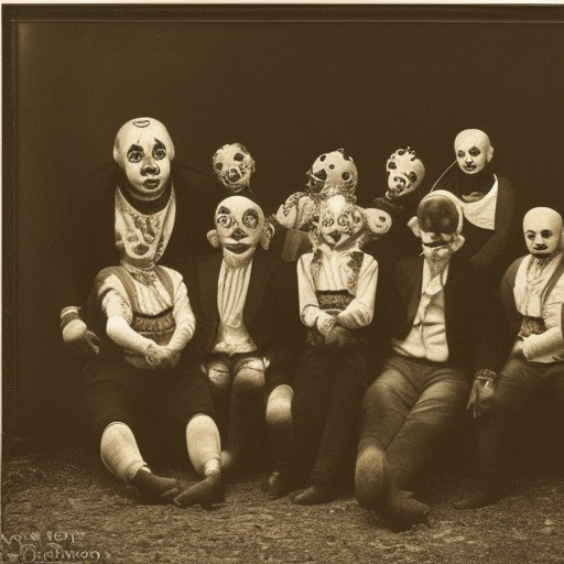 sepia, clowns, circus,1900, 