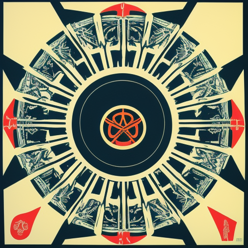  Abstract by Shepard Fairey