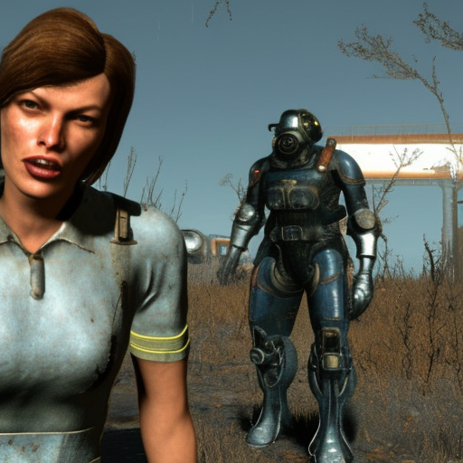 90's milla jovovich in Fallout 4