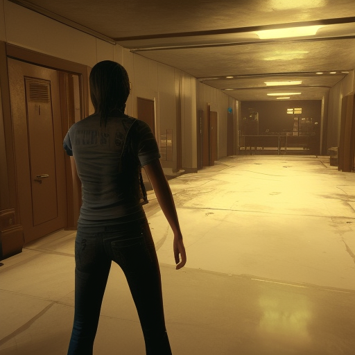 In-game screenshot of Supermassive Games's No One's Ever Really Gone featuring a main character, Unreal Engine 4
