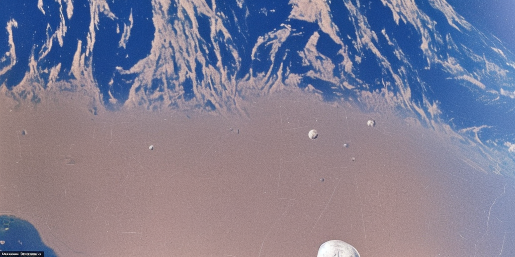 a 3d rendering of Apollo 17 Astronauts Capture Iconic Blue Marble 50 Years Ago