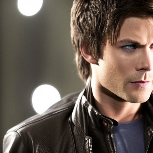 Jensen Ackles as Damon Salvatore in The Vampire Diaries