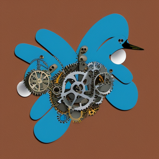steampunk!!! Hummingbird blue