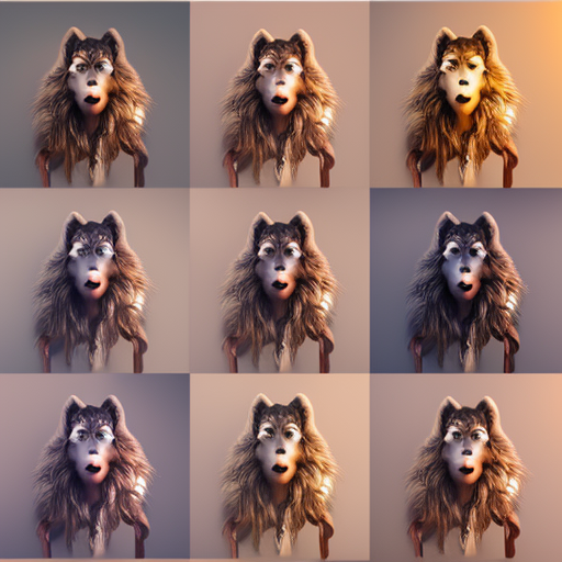 wolf multiple poses,
character,multiple poses and expressions,
full body,SIDE VIEW,photorealistic, character model,
multiple emotions,ultra detailed, film lighting,  
colorfull fabric design, concept art, 
CG rendering, HD ultra-realistic portrait cinematic lighting 80mm lens, 8k, photography bokeh